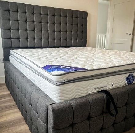 Colchester bed frame (with 5ft high headboard)