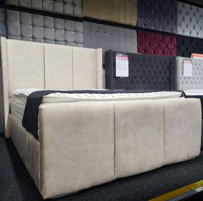 Panel bed frame
