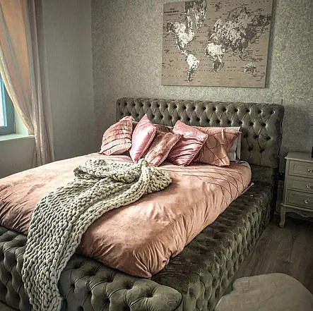 Vegas bed frame (54 inch high headboard)